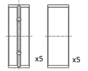 Kurbelwellenlager FAI AutoParts BM1045-STD