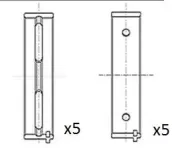 Kurbelwellenlager FAI AutoParts BM1050-020