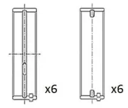 Kurbelwellenlager FAI AutoParts BM1060-STD