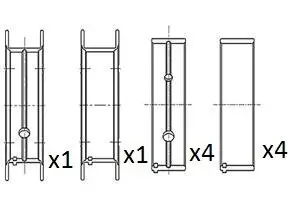 Kurbelwellenlager FAI AutoParts BM1067-STD