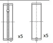 Kurbelwellenlager FAI AutoParts BM1069-STD