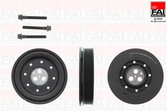 Riemenscheibensatz, Kurbelwelle FAI AutoParts FVD1018K Bild Riemenscheibensatz, Kurbelwelle FAI AutoParts FVD1018K