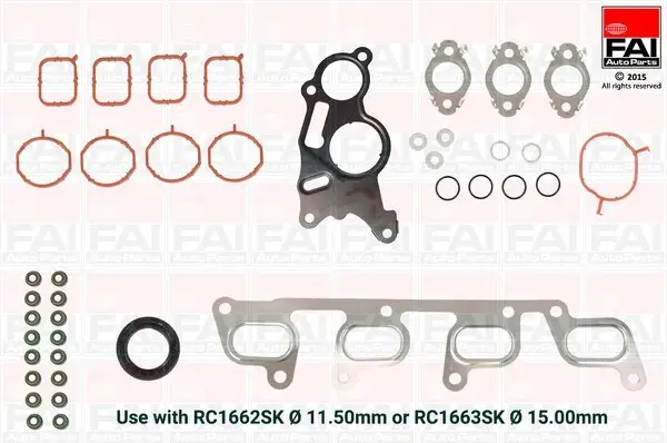 Dichtungssatz, Zylinderkopf FAI AutoParts HS1662NH Bild Dichtungssatz, Zylinderkopf FAI AutoParts HS1662NH