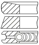 Kolbenringsatz FAI AutoParts PR20-000