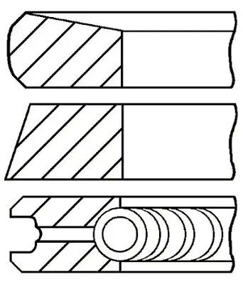 Kolbenringsatz FAI AutoParts PR20-000 Bild Kolbenringsatz FAI AutoParts PR20-000