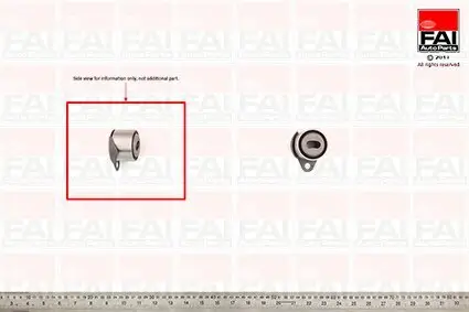 Spannrolle, Zahnriemen FAI AutoParts T6440