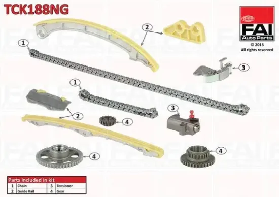 Steuerkettensatz FAI AutoParts TCK188NG Bild Steuerkettensatz FAI AutoParts TCK188NG