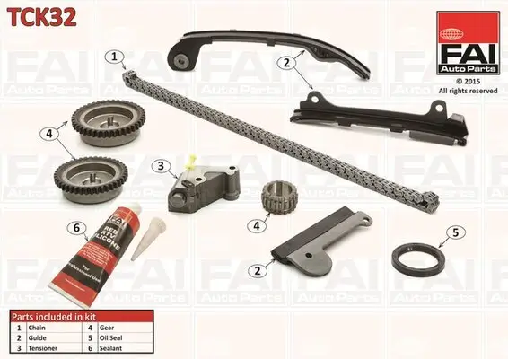 Steuerkettensatz FAI AutoParts TCK32