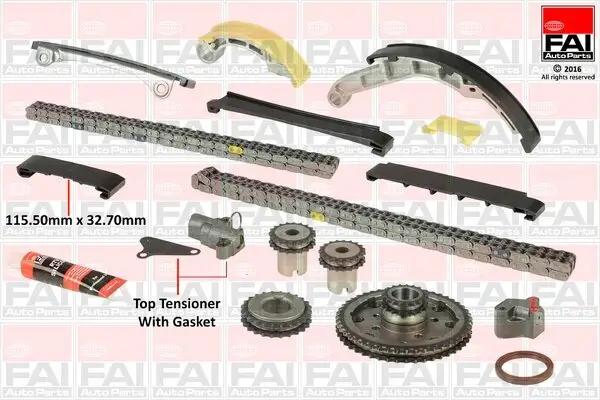 Steuerkettensatz FAI AutoParts TCK42-06