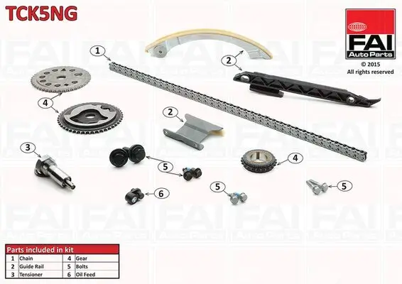 Steuerkettensatz FAI AutoParts TCK5NG