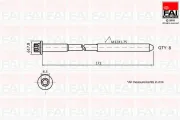 Zylinderkopfschraubensatz FAI AutoParts B1060