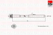 Zylinderkopfschraubensatz FAI AutoParts B489