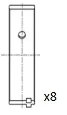 Pleuellager FAI AutoParts BB2011-STD