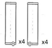 Pleuellager FAI AutoParts BB2015-STD