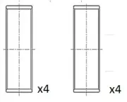 Pleuellager FAI AutoParts BB2026-STD