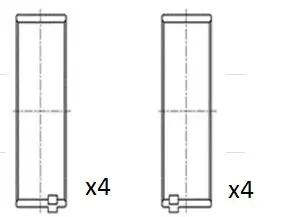 Pleuellager FAI AutoParts BB2027-050 Bild Pleuellager FAI AutoParts BB2027-050