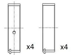 Pleuellager FAI AutoParts BB2050-STD