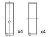 Pleuellager FAI AutoParts BB2050-STD