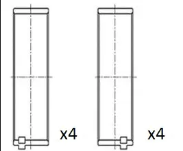 Pleuellager FAI AutoParts BB2053-025 Bild Pleuellager FAI AutoParts BB2053-025