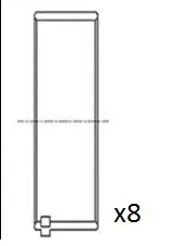 Pleuellager FAI AutoParts BB2059-STD