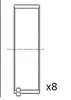 Pleuellager FAI AutoParts BB2059-STD