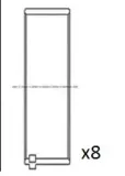 Pleuellager FAI AutoParts BB2059-STD