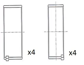 Pleuellager FAI AutoParts BB2069-STD