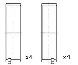 Pleuellager FAI AutoParts BB2071-STD