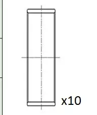 Pleuellager FAI AutoParts BB2073-025