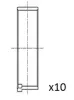 Pleuellager FAI AutoParts BB2075-STD