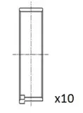 Pleuellager FAI AutoParts BB2075-STD