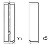 Kurbelwellenlagerschale FAI AutoParts BM1000-STD