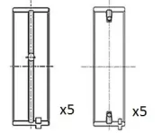 Kurbelwellenlager FAI AutoParts BM1002-025