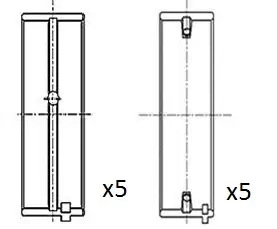 Kurbelwellenlager FAI AutoParts BM1002-STD Bild Kurbelwellenlager FAI AutoParts BM1002-STD