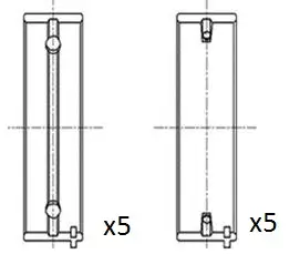 Kurbelwellenlager FAI AutoParts BM1003-STD