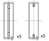 Kurbelwellenlager FAI AutoParts BM1003-STD