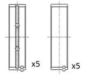 Kurbelwellenlager FAI AutoParts BM1011-025