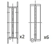 Kurbelwellenlager FAI AutoParts BM1016-STD