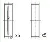 Kurbelwellenlager FAI AutoParts BM1019-STD