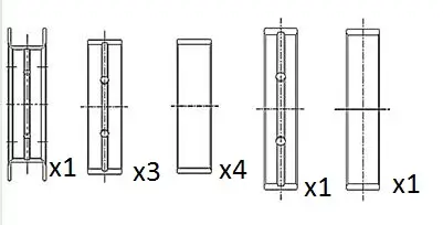 Kurbelwellenlager FAI AutoParts BM1020-STD