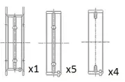 Kurbelwellenlager FAI AutoParts BM1021-STD