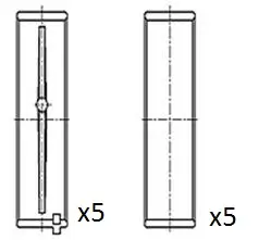 Kurbelwellenlager FAI AutoParts BM1024-STD Bild Kurbelwellenlager FAI AutoParts BM1024-STD