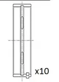 Kurbelwellenlager FAI AutoParts BM1025-STD