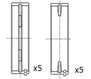 Kurbelwellenlager FAI AutoParts BM1026-STD