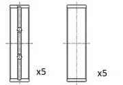 Kurbelwellenlager FAI AutoParts BM1027-STD