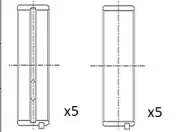 Kurbelwellenlager FAI AutoParts BM1028-STD