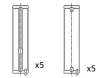 Kurbelwellenlager FAI AutoParts BM1031-STD