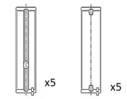 Kurbelwellenlager FAI AutoParts BM1031-STD