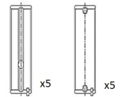 Kurbelwellenlager FAI AutoParts BM1034-025