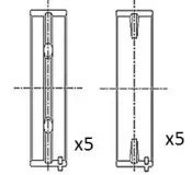 Kurbelwellenlager FAI AutoParts BM1035-STD